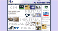 Desktop Screenshot of ajdistributors.com.au